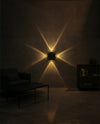 Radiant Starburst Led Wall Light