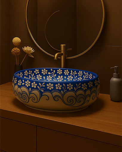 Fragrant Porcelain Counter Top Basin