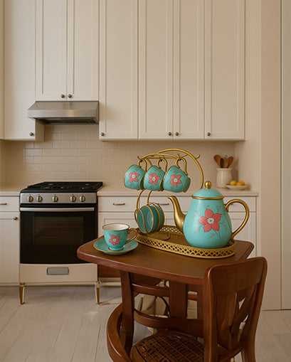 Dahlia - 14-Piece Tea Set with Stand