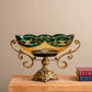 Imperial Green Decorative Glass Bowl